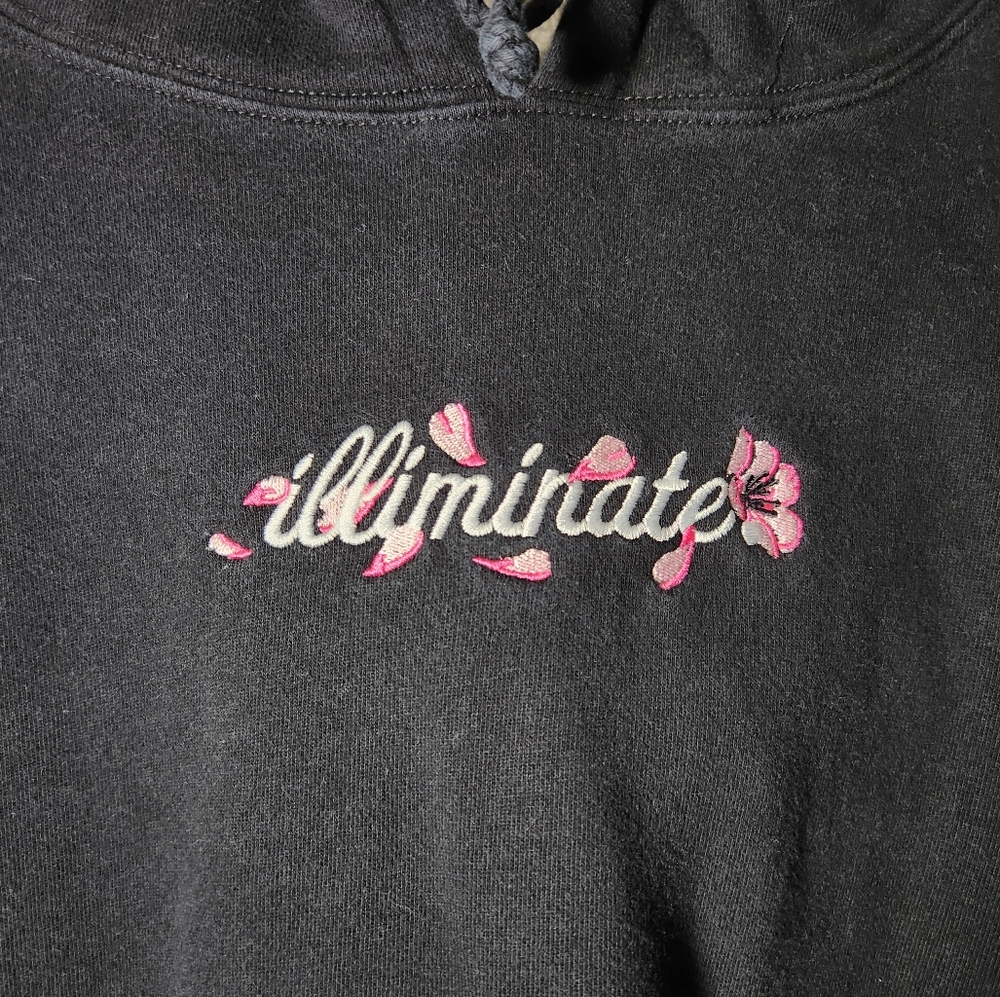 ILLIMINATE Black Cherry Blossom Sweater. Size Large. - Picture 3 of 4